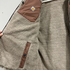 Carhartt Women's Montana Reversible Insulated Relaxed Fit Vest 2XL color Nutmeg